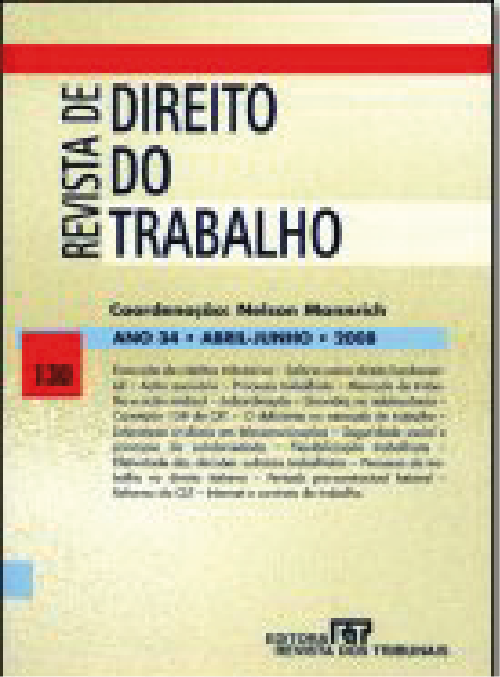 Revista de Direito do Direito do trabalho nº 130